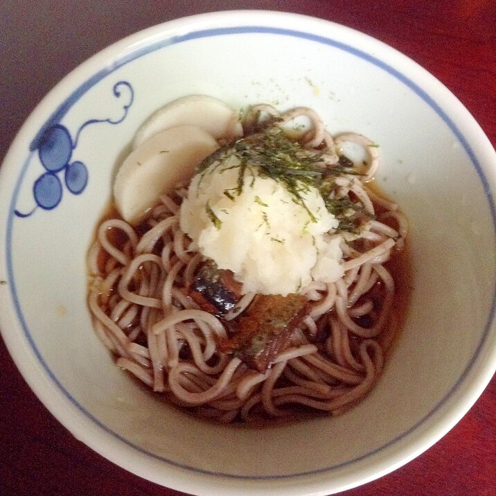 ニシンの甘露煮deおろし蕎麦【冷たい☆にしんソバ】